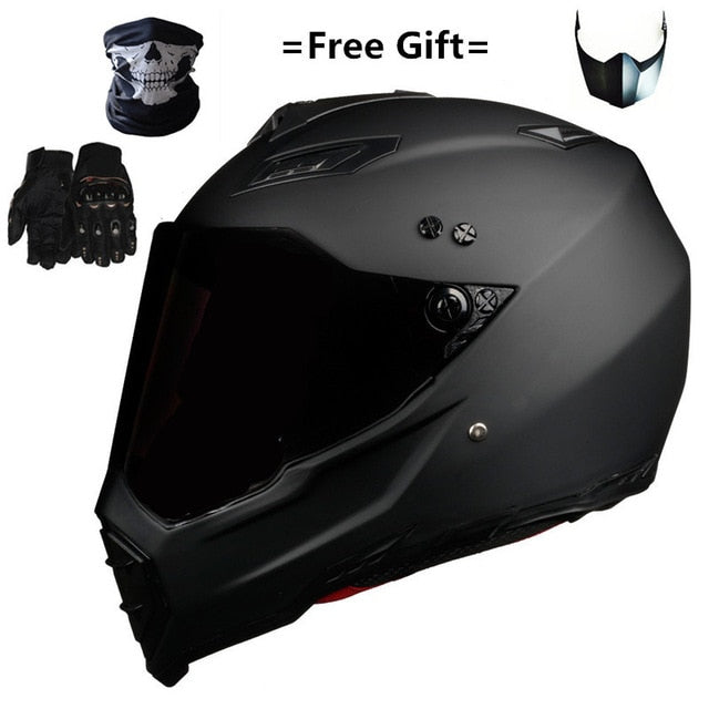 Black Mate Motorcycle Helmet