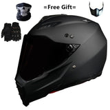 Black Mate Motorcycle Helmet