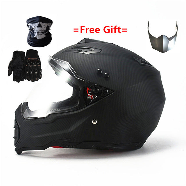 Black Mate Motorcycle Helmet