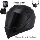 Black Mate Motorcycle Helmet