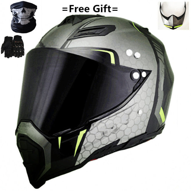 Black Mate Motorcycle Helmet