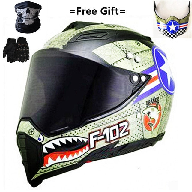 Black Mate Motorcycle Helmet