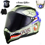 Black Mate Motorcycle Helmet