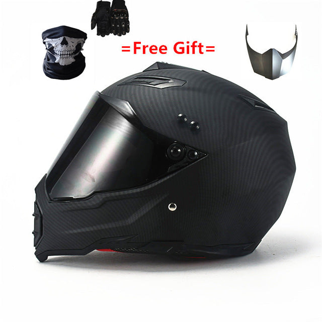 Black Mate Motorcycle Helmet