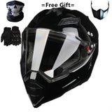 Black Mate Motorcycle Helmet