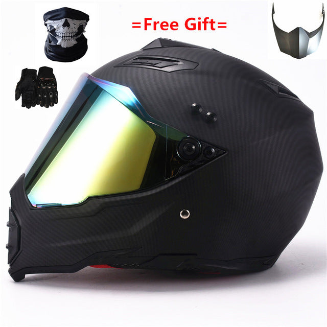 Black Mate Motorcycle Helmet