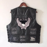 Leather Motorcycle Vest